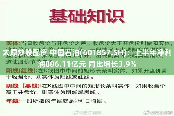 太原炒股配资 中国石油(601857.SH)：上半年净利润886.11亿元 同比增长3.9%