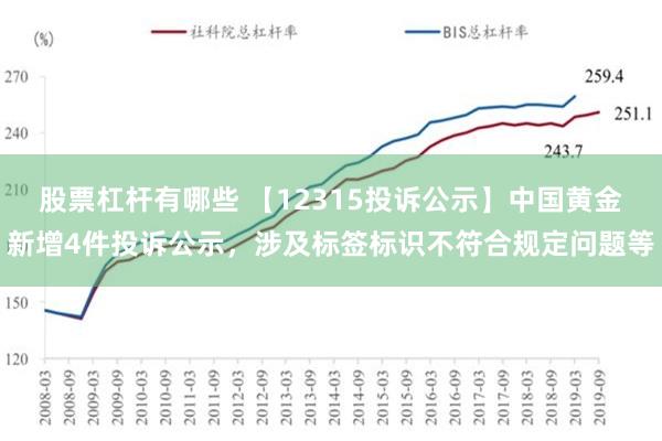 股票杠杆有哪些 【12315投诉公示】中国黄金新增4件投诉公示，涉及标签标识不符合规定问题等